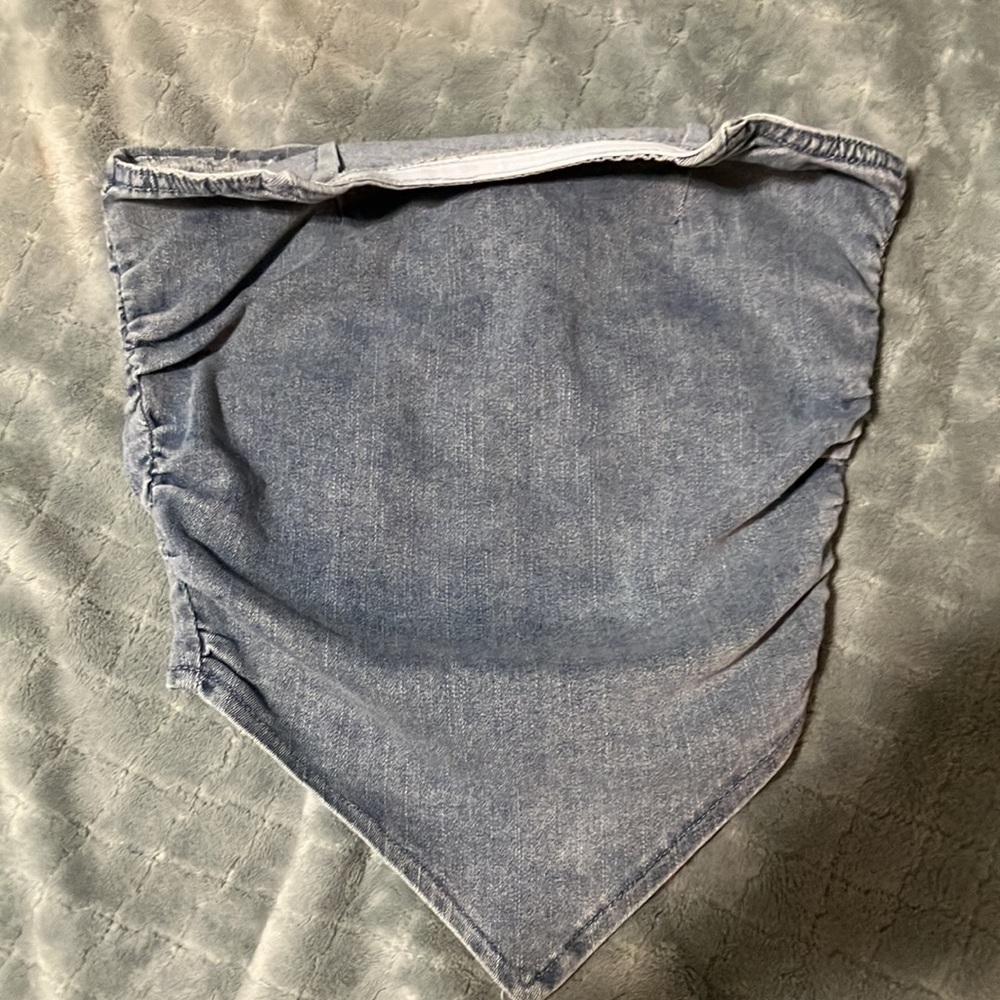Tube top shirt blue - Picture 6 of 6
